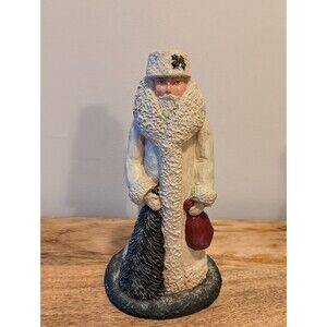 Vintage 1988 hand painted Betty Lou Byrnes Russian Father Christmas Santa figure